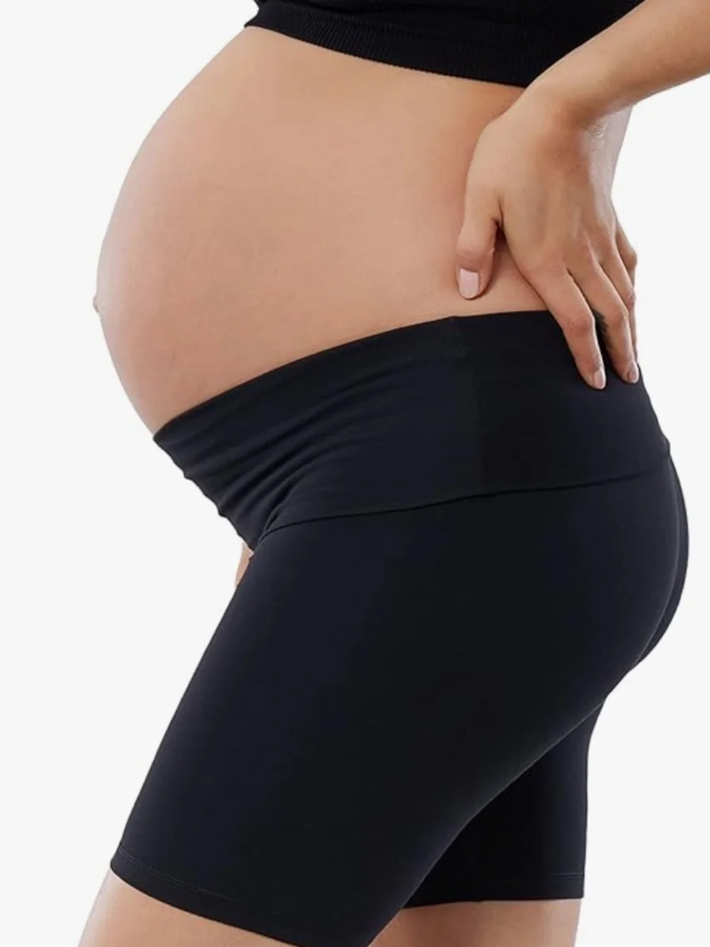 Ingrid & Isabel Maternity Active Bike Short with Fold Down Panel‎